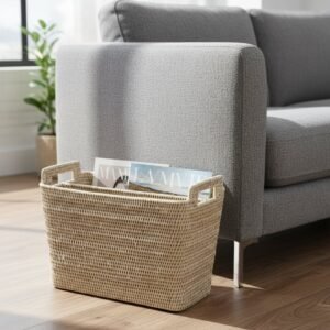 Handmade Rattan Magazine Rack