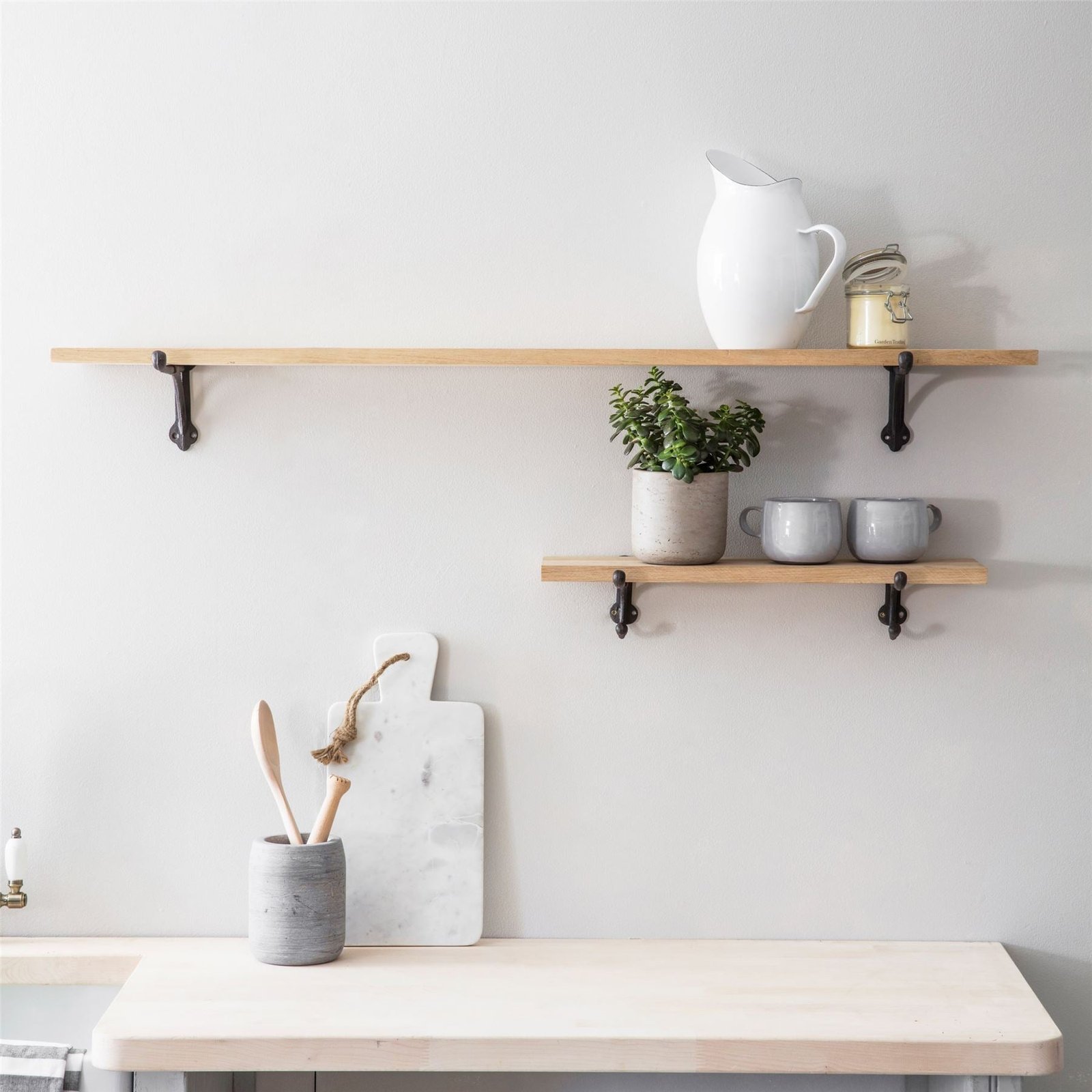Cast Iron Bracket Shelf - Large