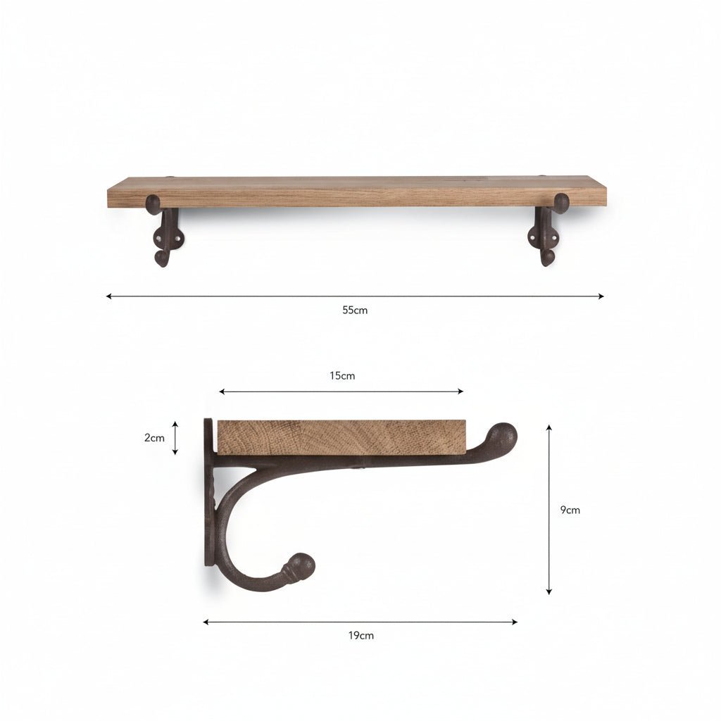 Cast Iron Bracket Shelf - Small - Image 5