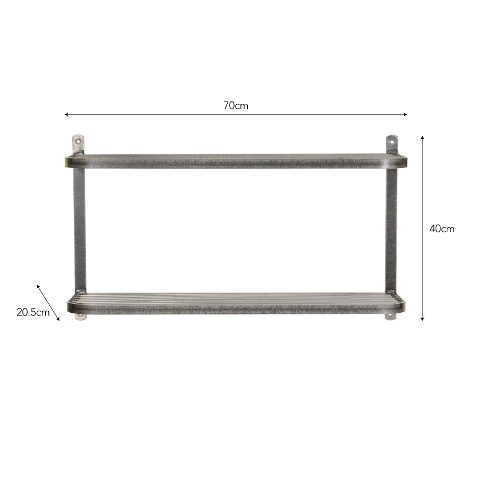Farringdon Double Wall Shelf - Image 2