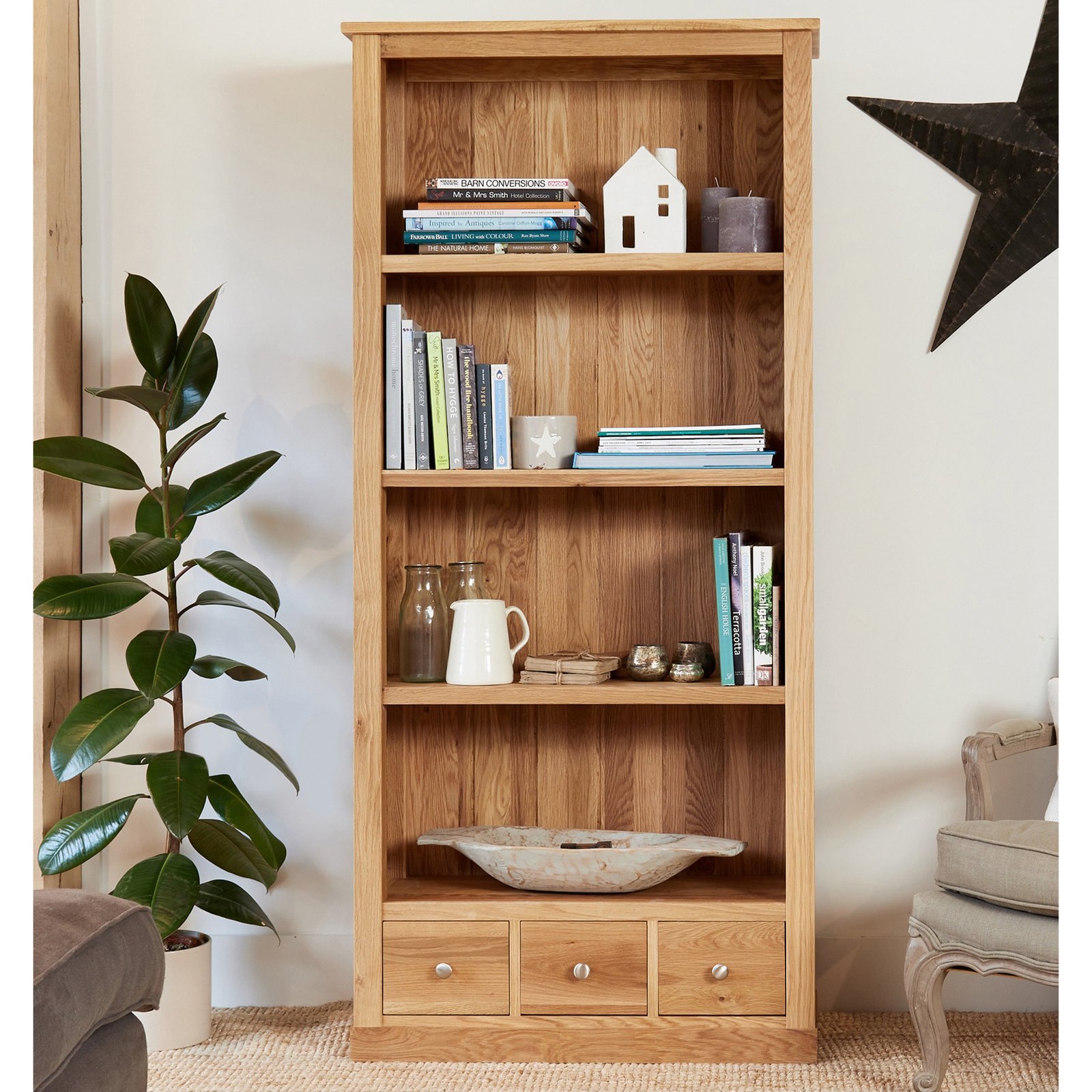 Large 3 Drawer Bookcase Mobel - Image 2