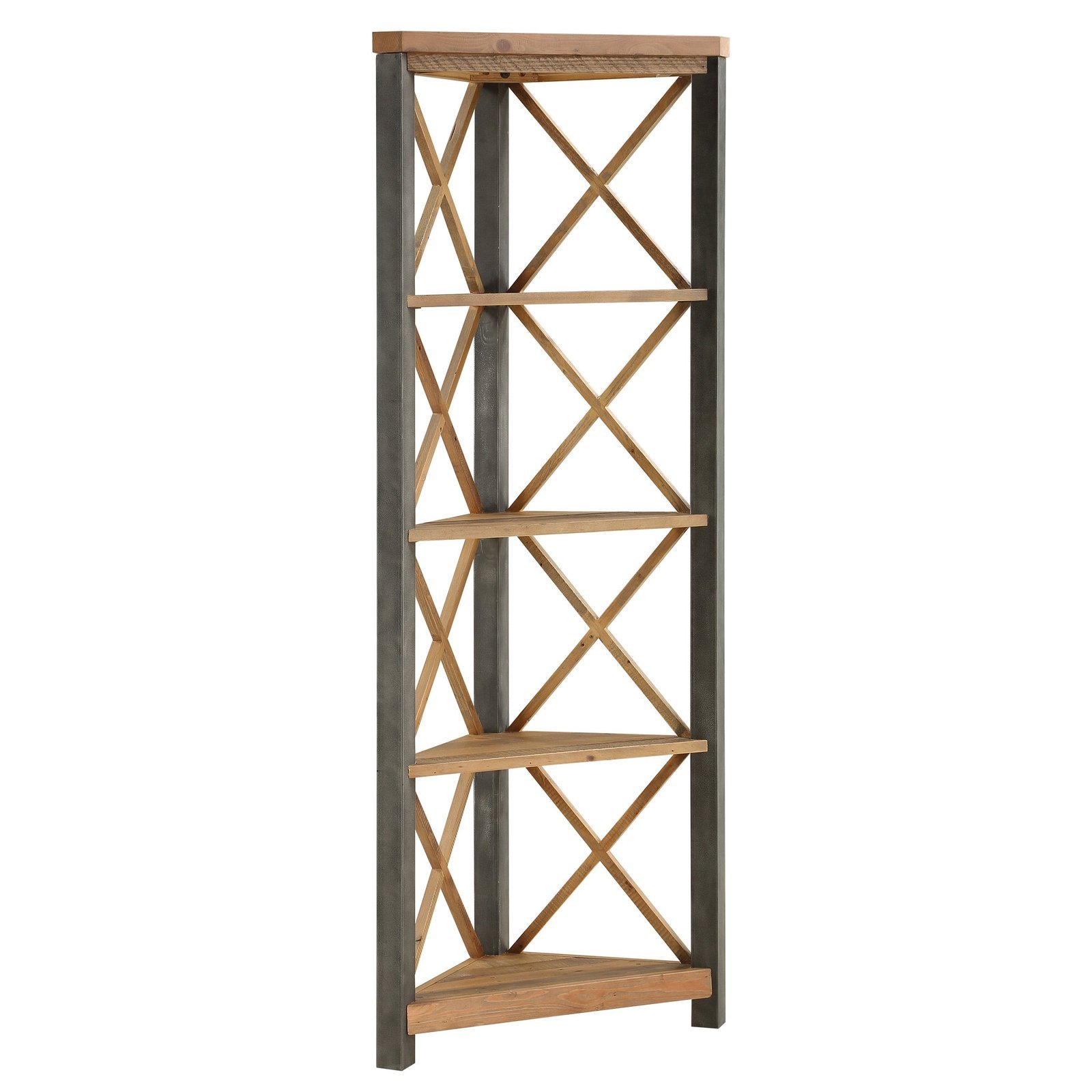 Corner Bookcase Large Urban Elegance - Image 3